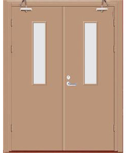 雙扇鋼質防火門